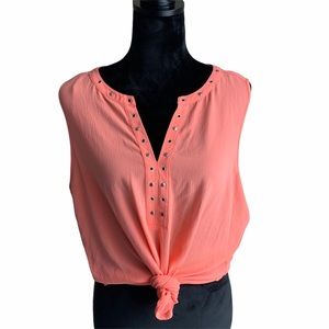 Zac & Rachel Sheer Sleeveless Blouse